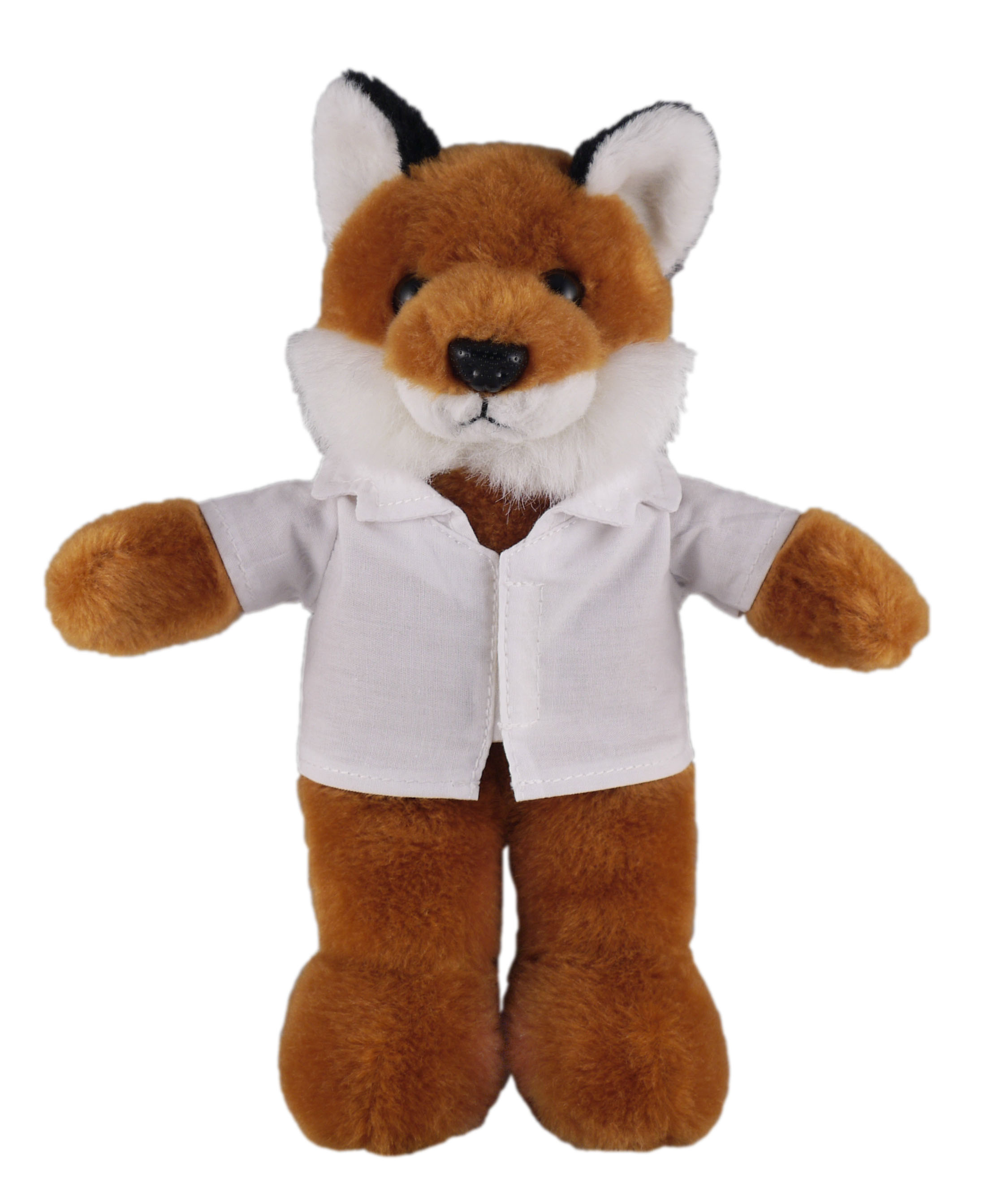 Soft Plush Stuffed Fox in doctor's jacket.