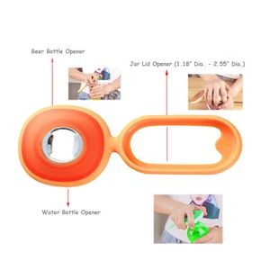 Versatile Silicone Multi Bottle Opener With Magnet 5