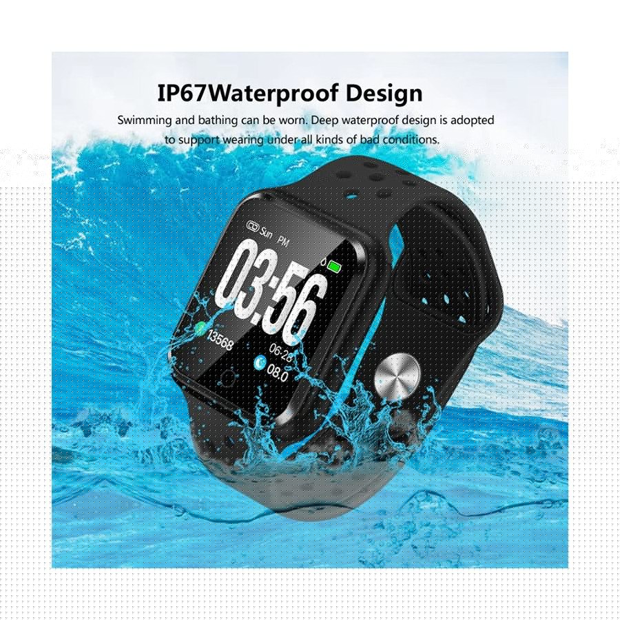 Waterproof Fitness Watch With Heart Rate / Blood Pressure / 2