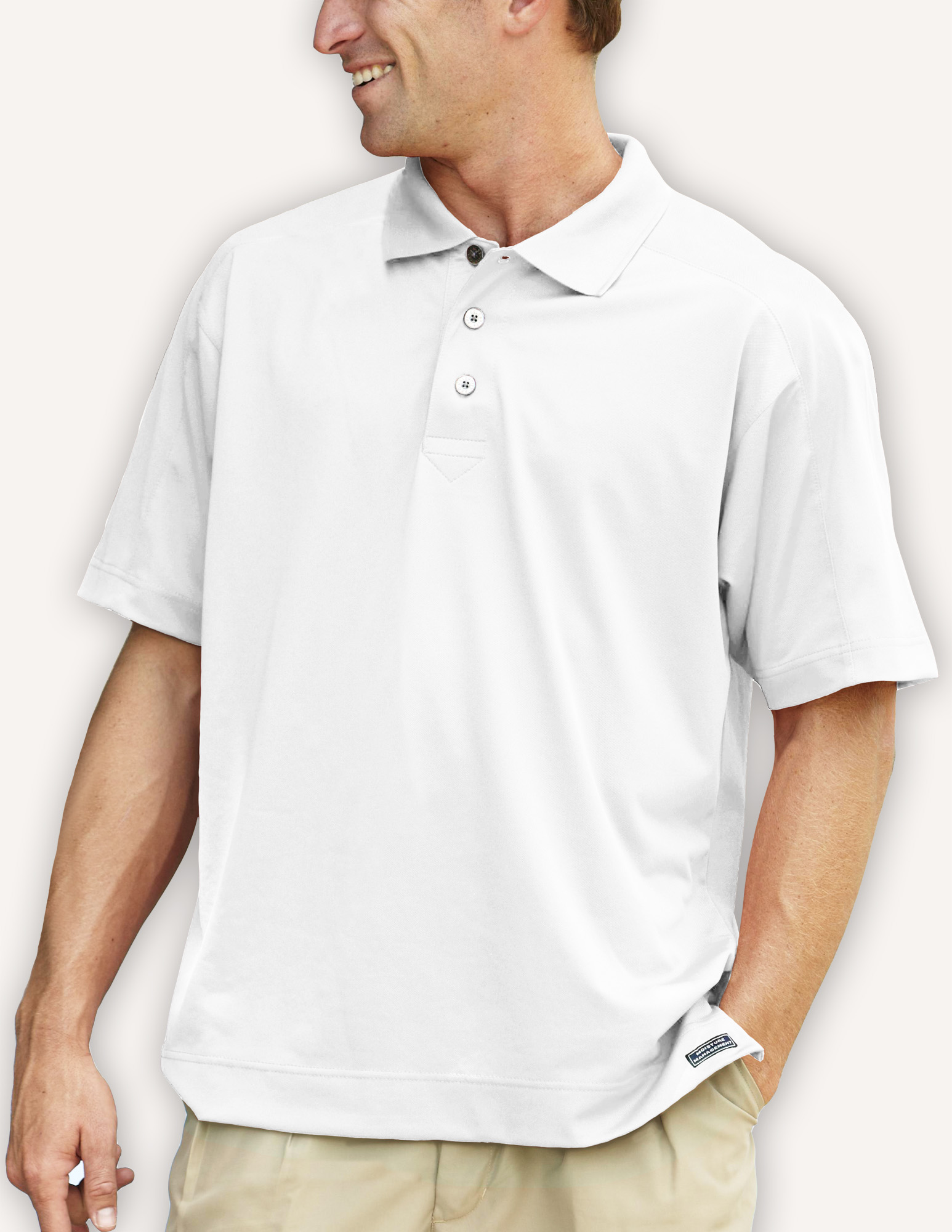 Men's Galactic Micro Pique Solid Polo Shirt 7