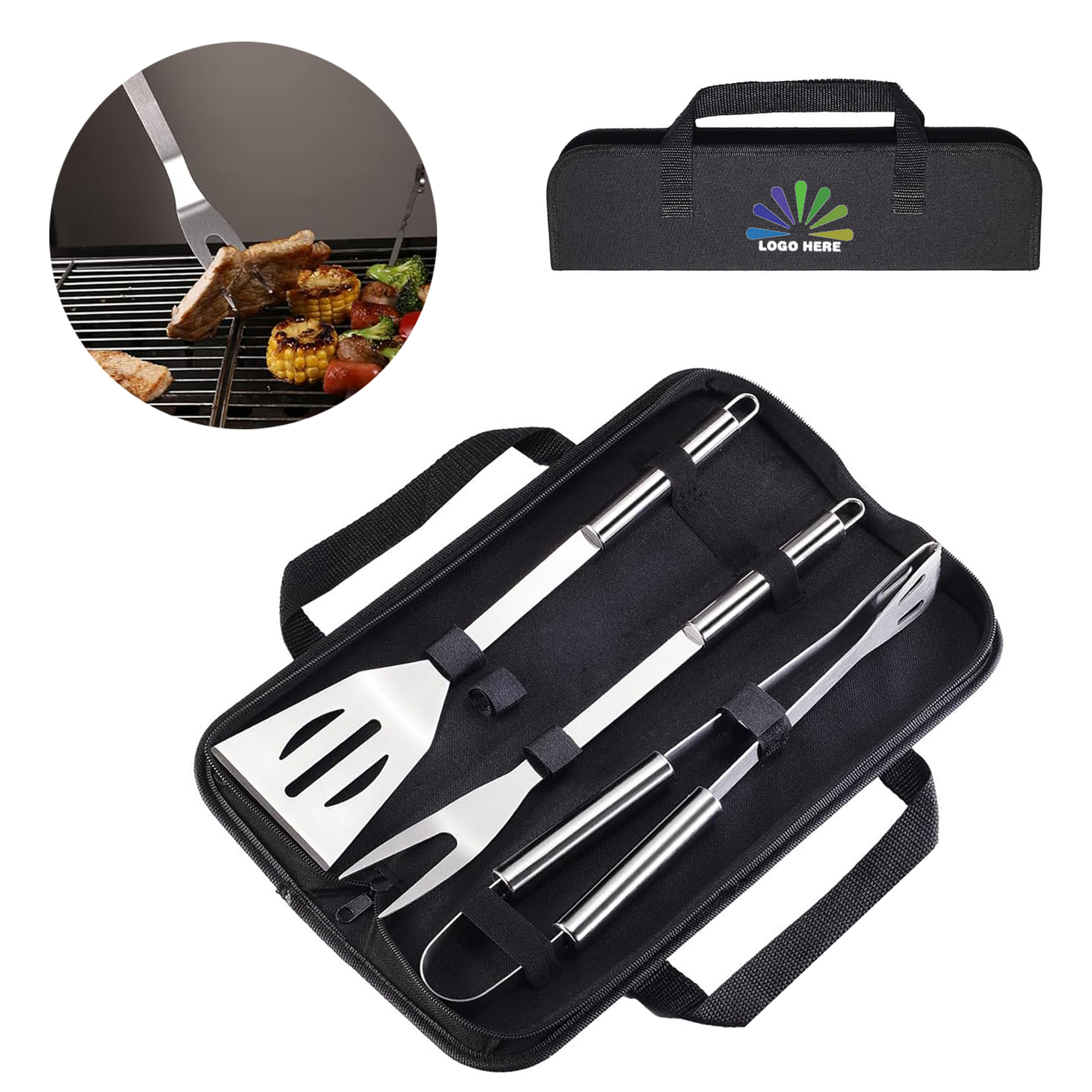4-Piece Barbeque Grilling Tool Set 2