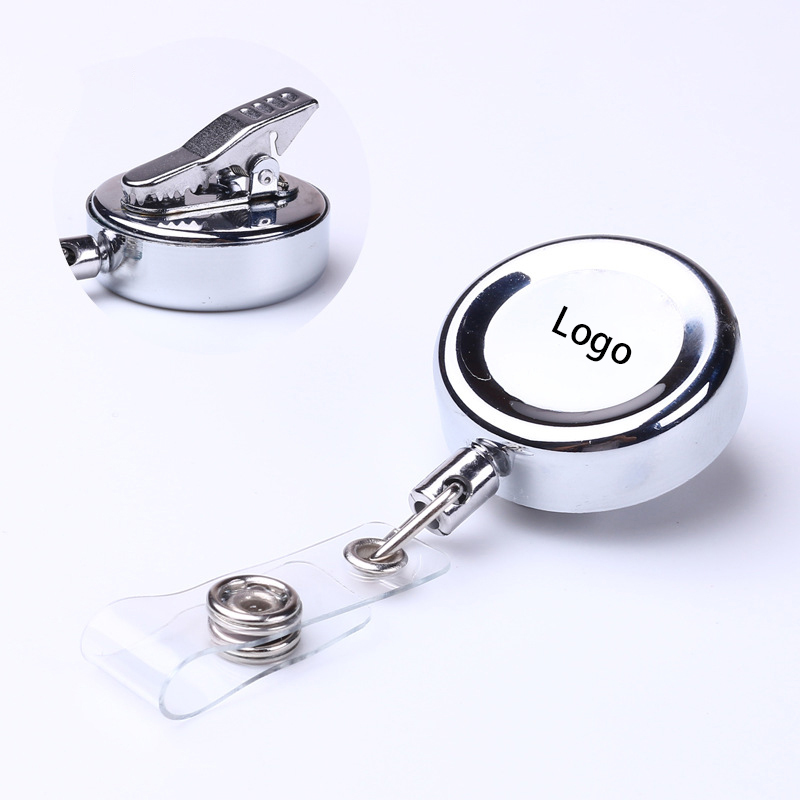 Metal Badge Reel with Alligator Clip 5