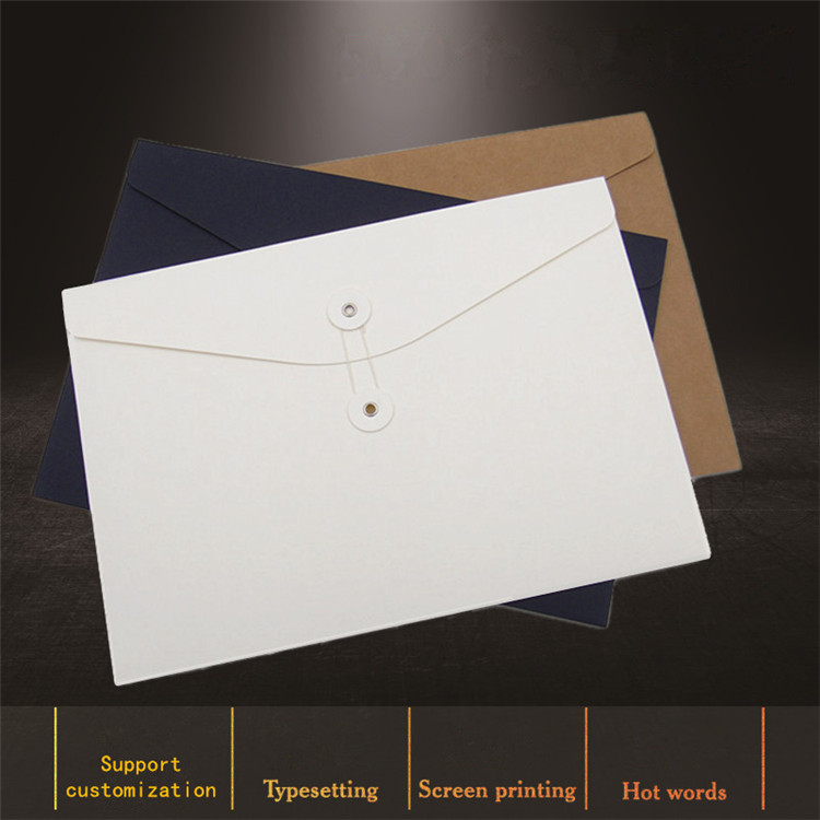 String-Tie Closure A4 Paper Envelope File Holder Organizer 4