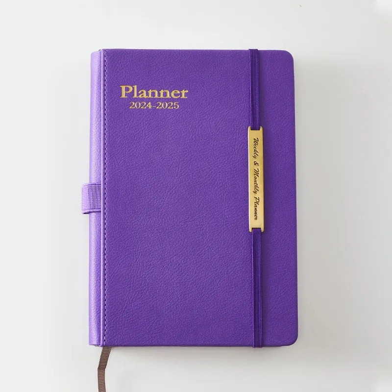 2025-2026 A5 Leather 18 Months Planner Notebook 1