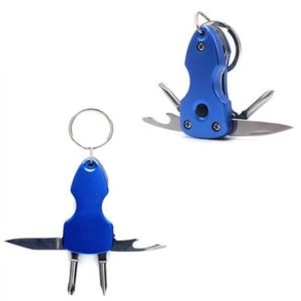 Multi Usage Knife Opener Screwdriver With Flashlight 6