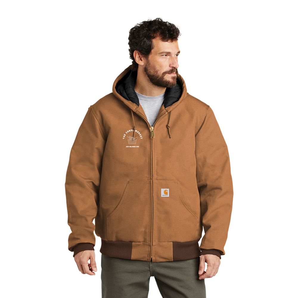Carhartt(R) Tall Quilted-Flannel-Lined Duck Active Jac 2