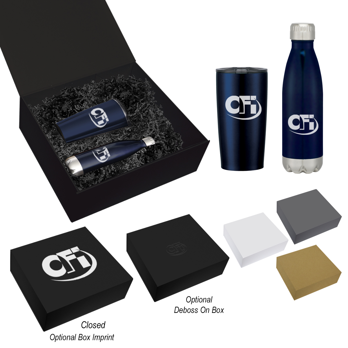 16 Oz. Swiggy Stainless Steel Bottle Gift Set