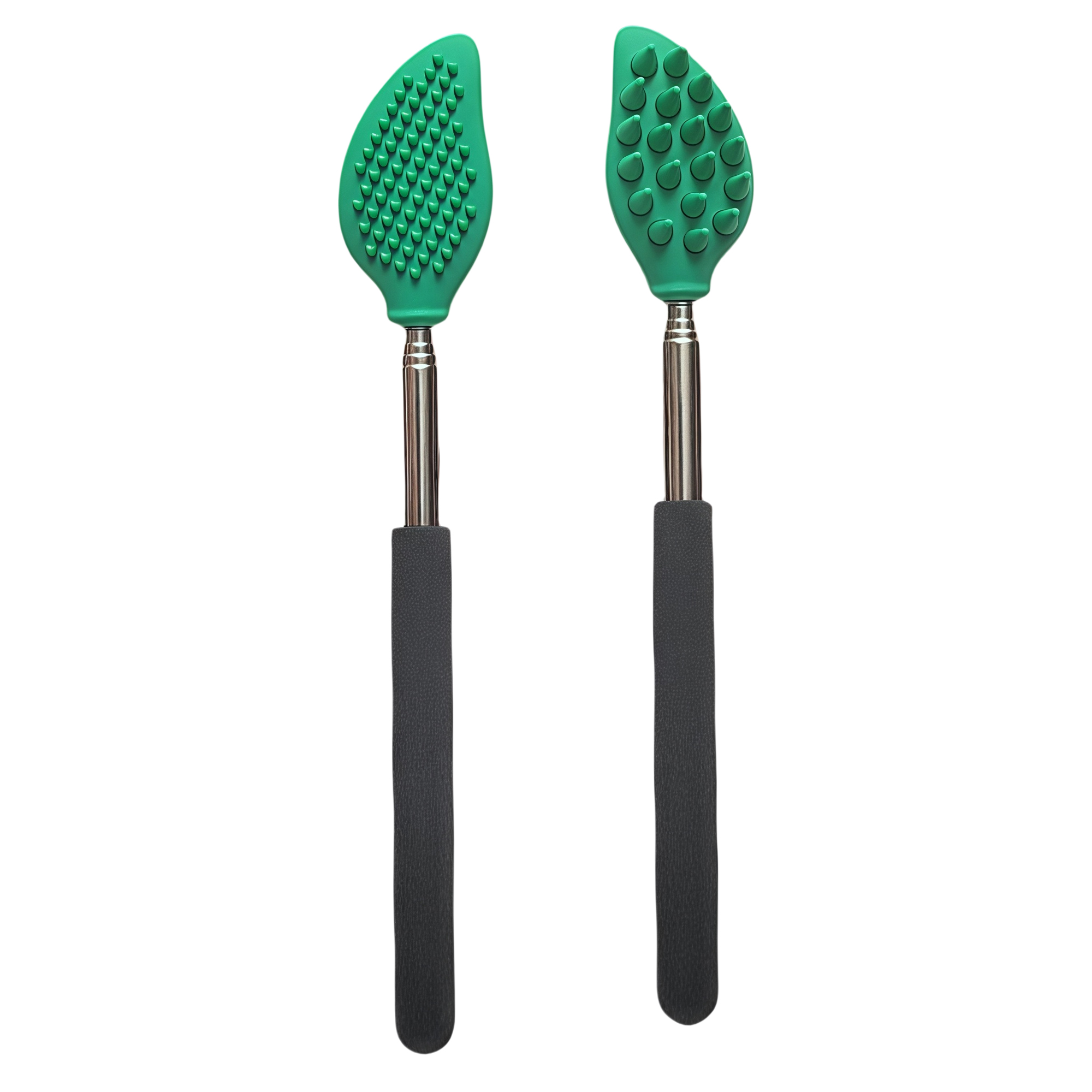 Dual-Sided Facial Cleansing Brush with Stainless Steel Back Massager 2