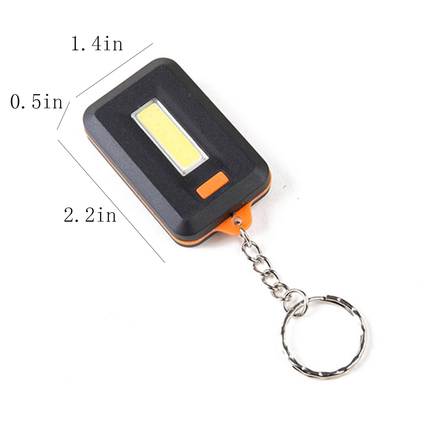 Rectangle LED Light Keychains 9