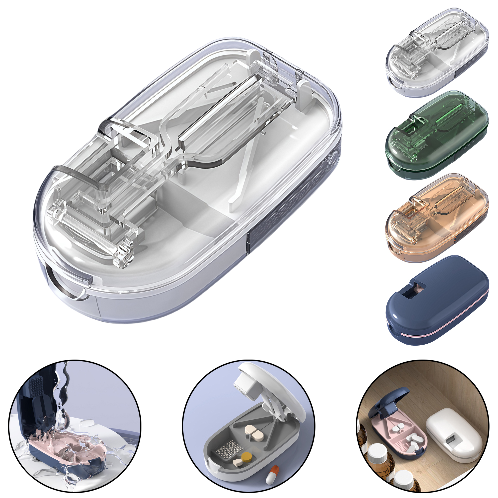 4-in-1 Pill Cutter Splitter 4