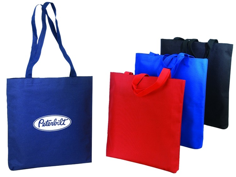 Poly Tote Bag, custom tote bag with logo imprint 1