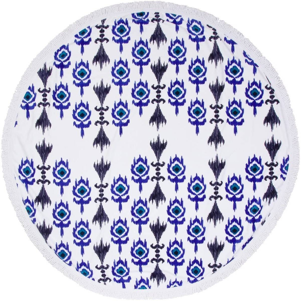 60in Round Microfiber Beach Towel