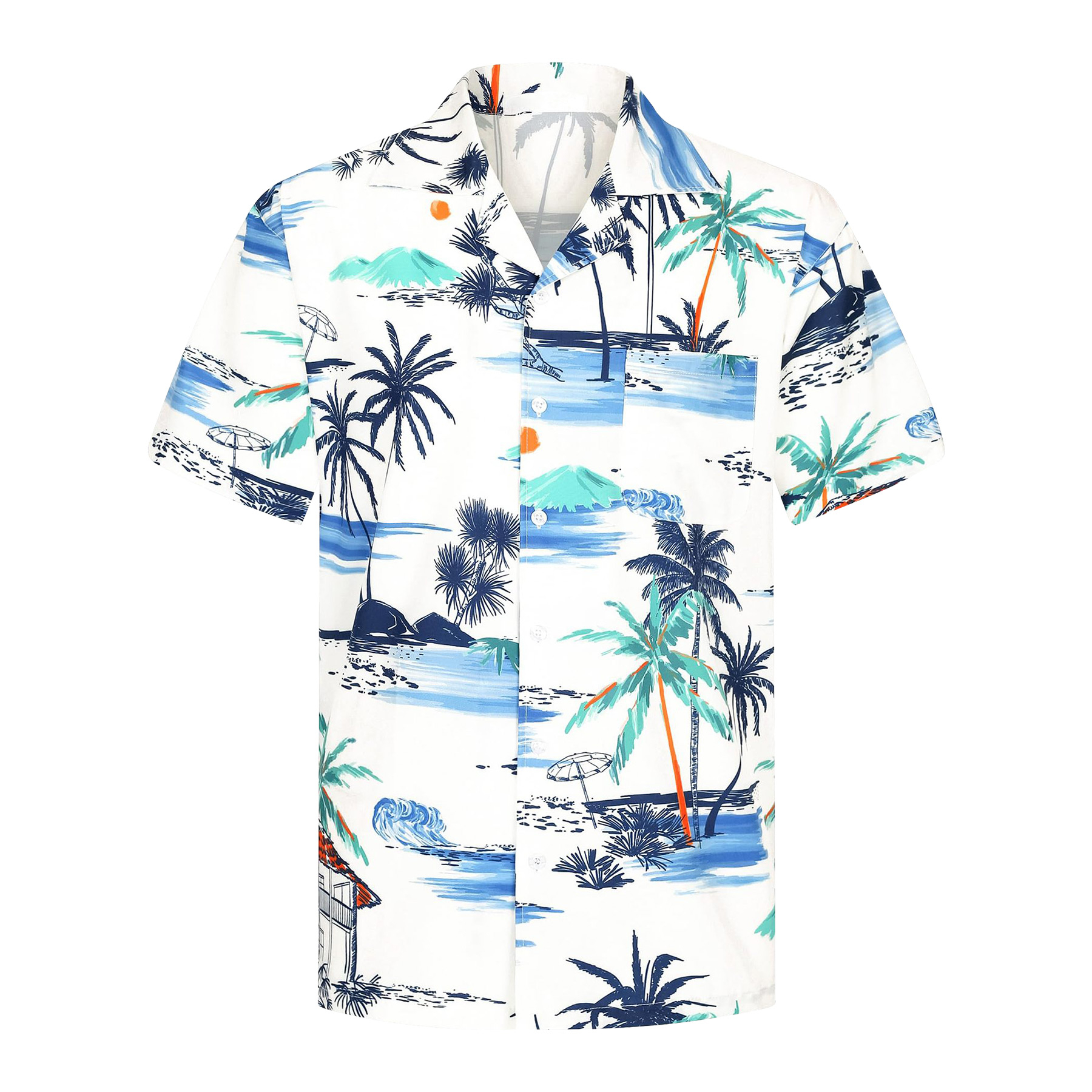 Hawaiian Shortsleeve Casual Shirt 49