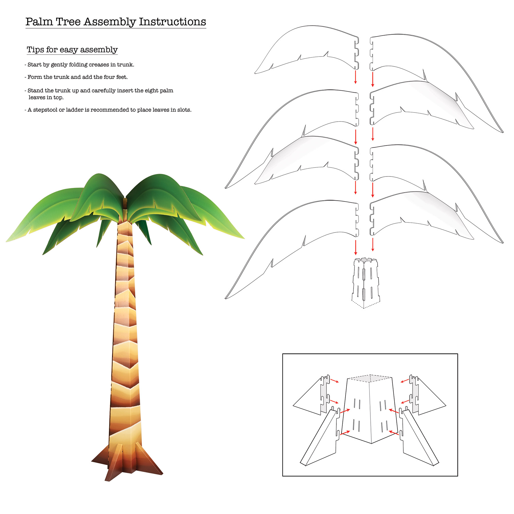 3-D Palm Tree Prop 3