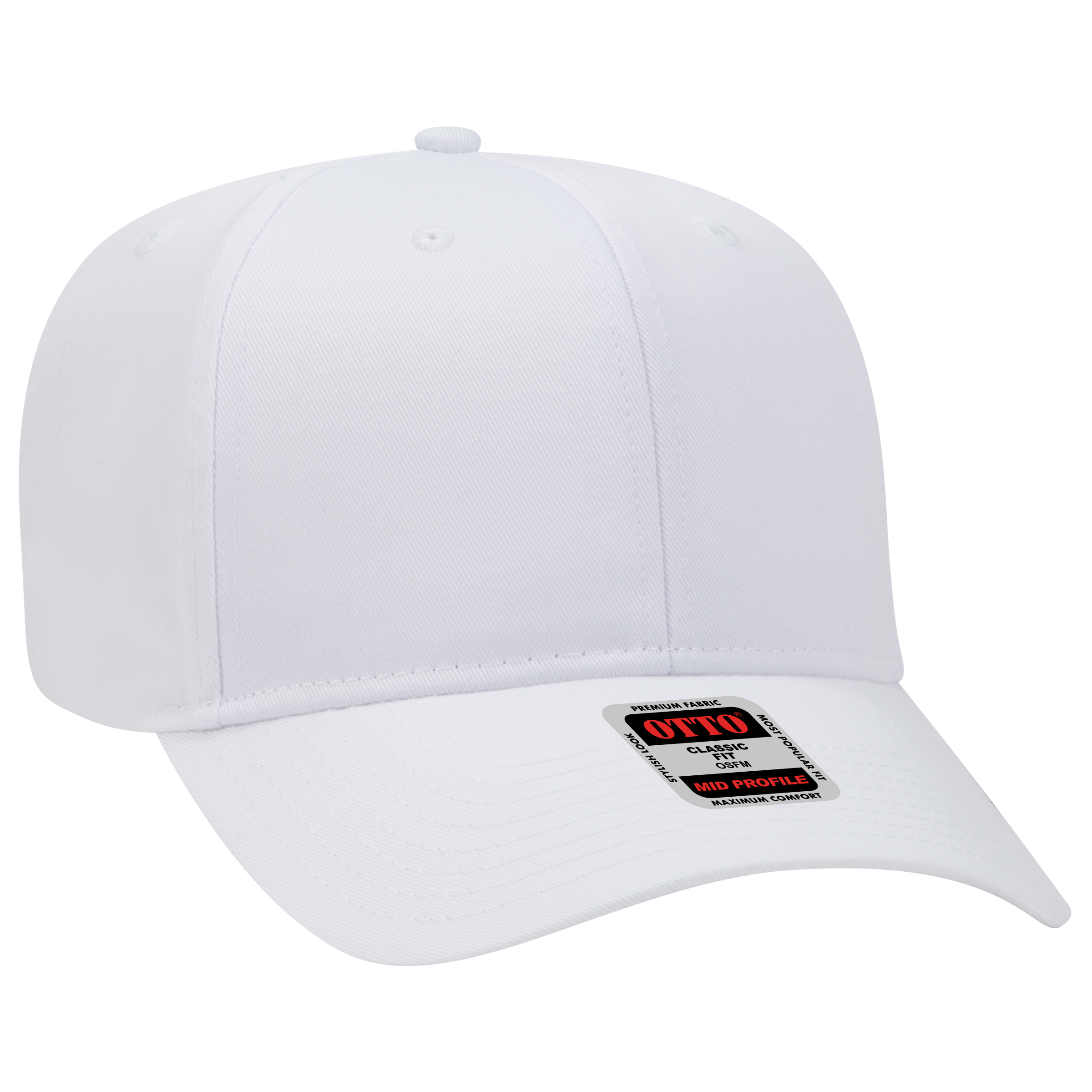 OTTO CAP® 6 Panel Mid Profile Baseball Cap 54