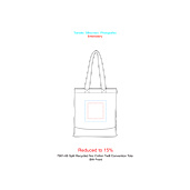 Split Recycled 5oz Cotton Twill Convention Tote 148