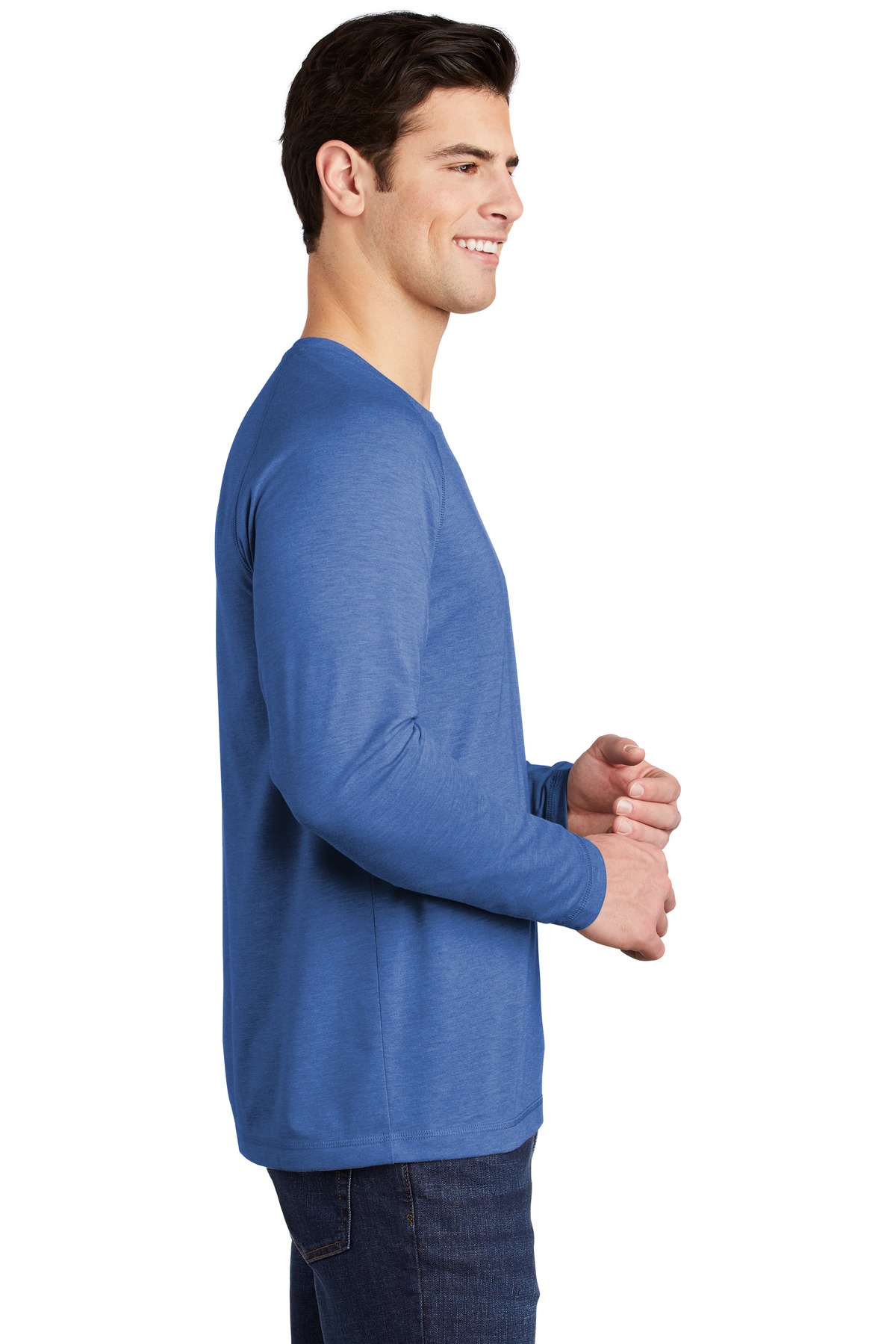 Sport-Tek® PosiCharge Long Sleeve Tri-Blend Wicking Raglan Tee 13