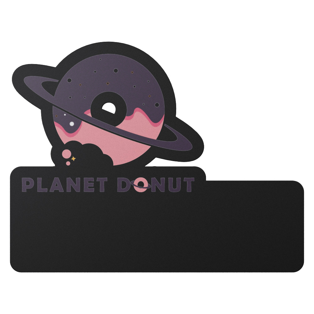 Texture Tone® Custom Shaped Name Badge (Extra Large) 12
