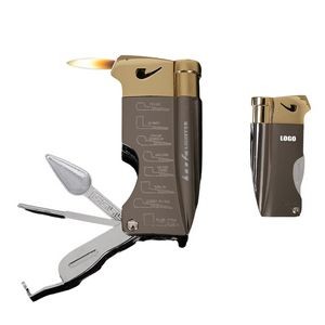 Electronic Dual Functions Jet Fire And Flame Lighter 20