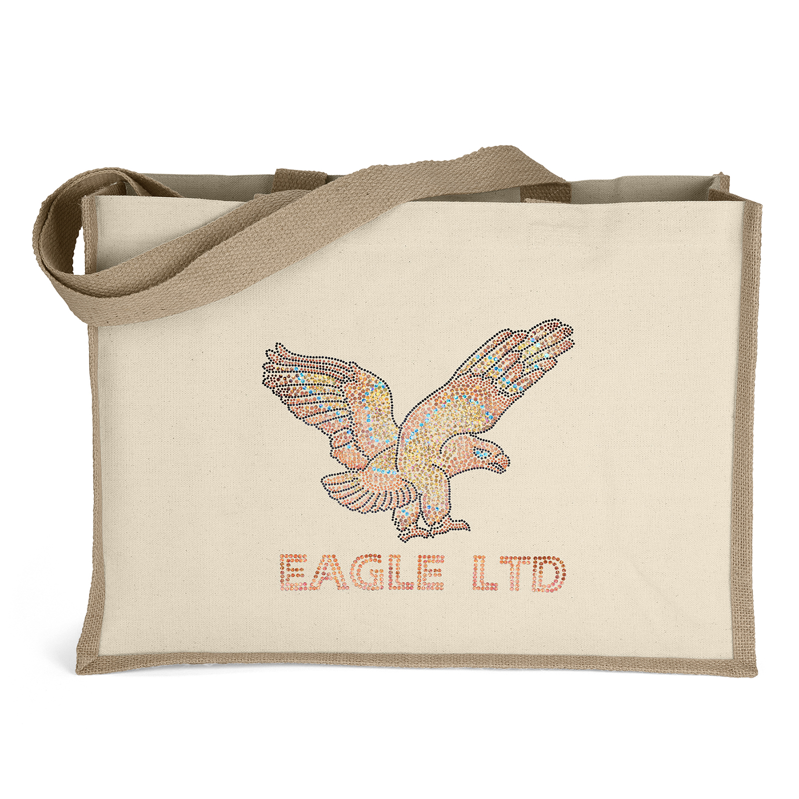 Josephine™- Natural Tote - Sparkle 3