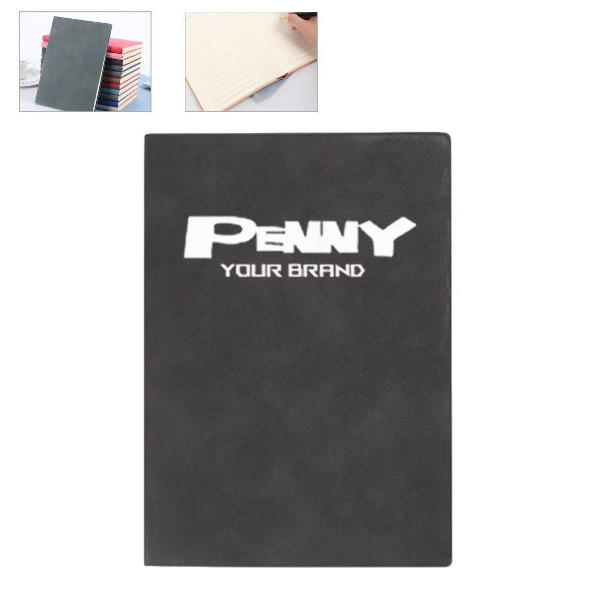 A5 Sheepskin Business Hardcover Pu Leather Journal Notebook 5