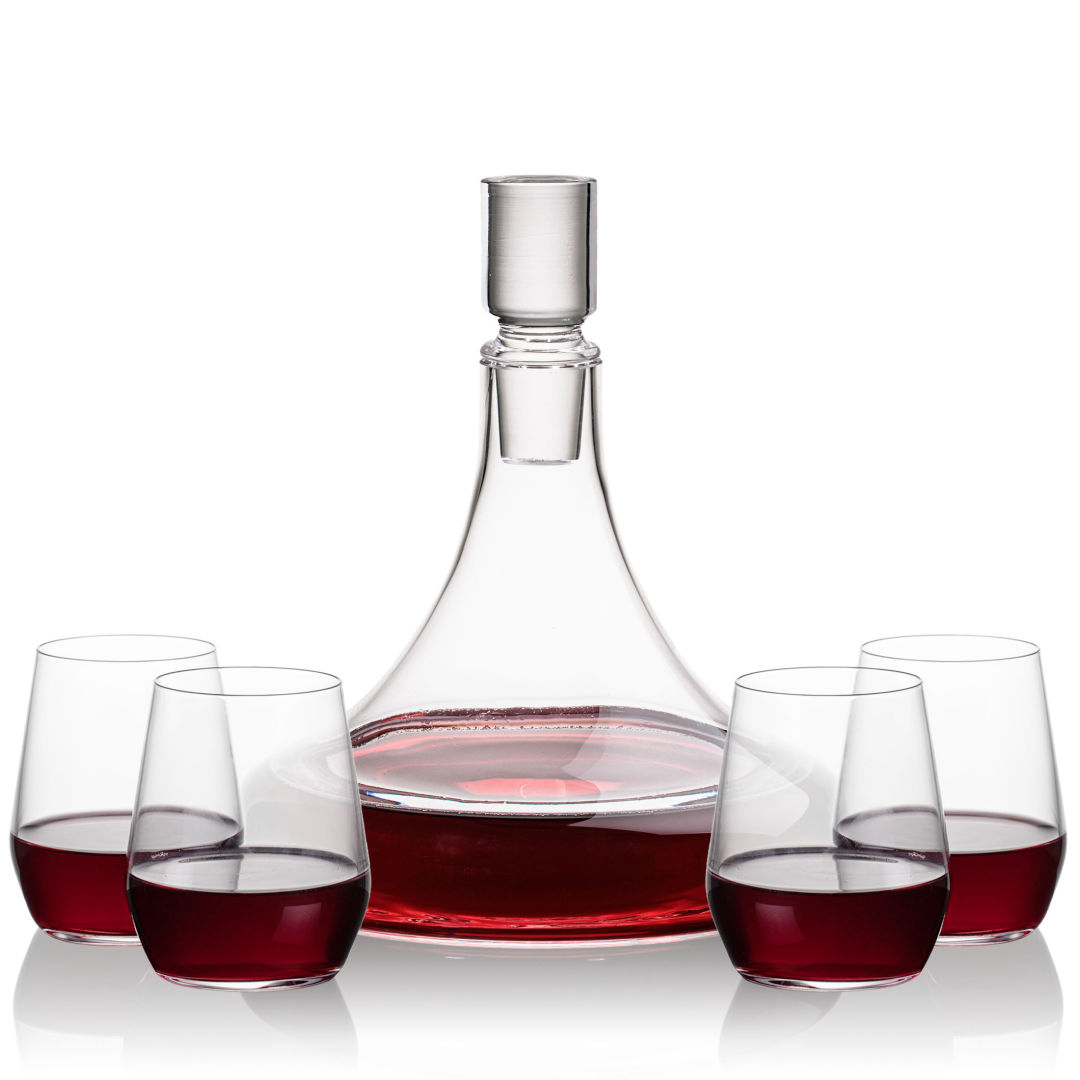 Ashby Decanter & Germain Stemless Wine 3