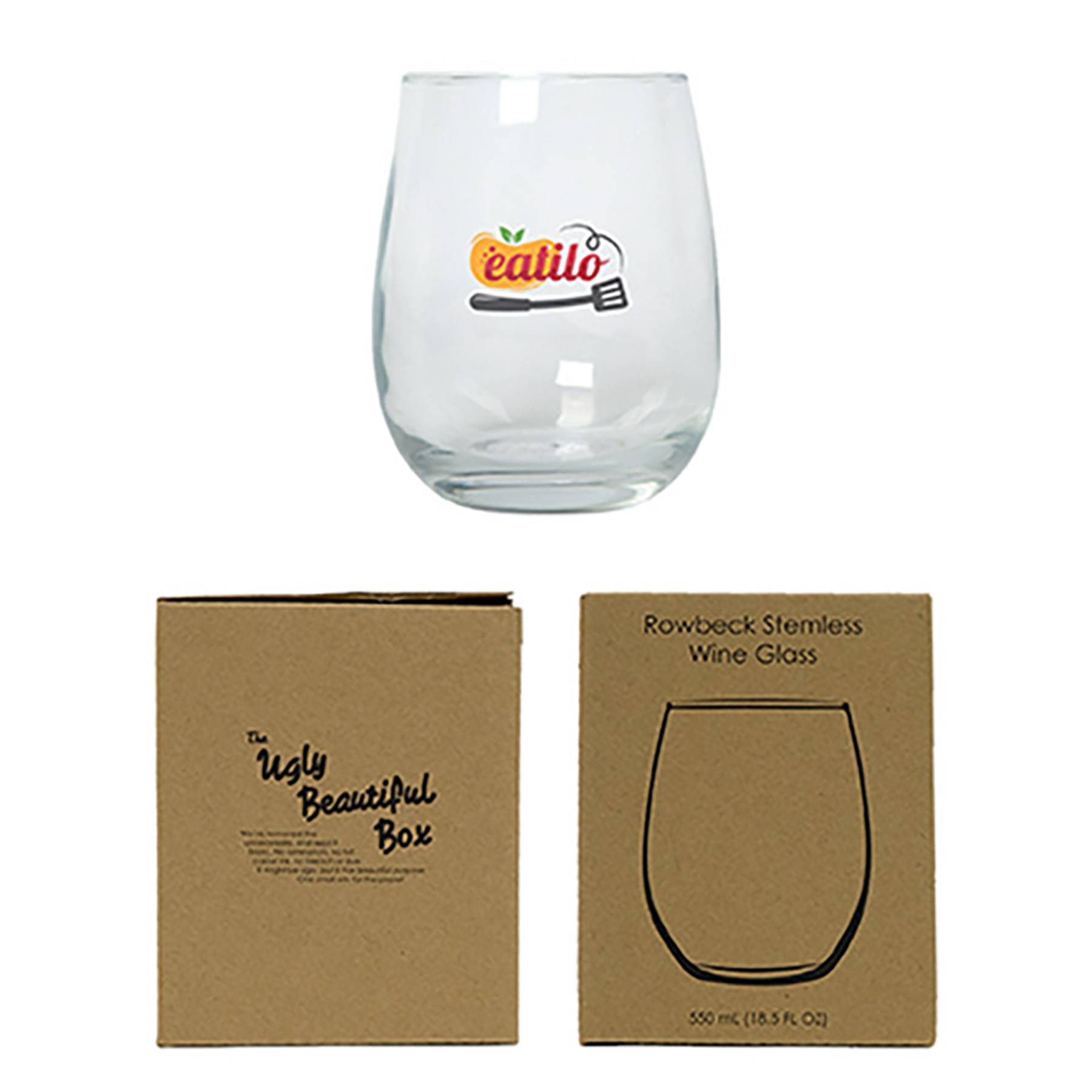 Rowbeck 550 Ml. (18 Fl. Oz.) Stemless Wine Glass 2