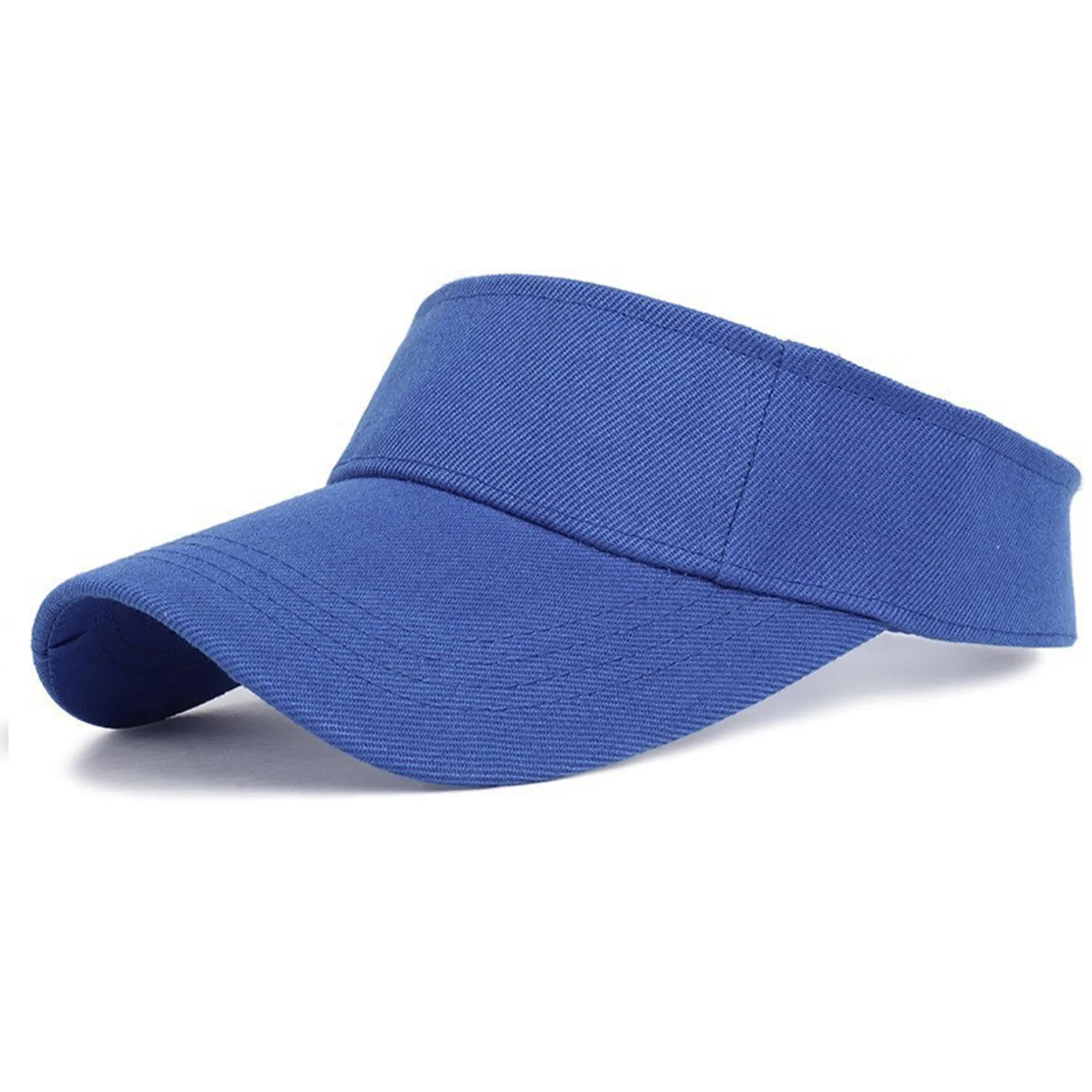 Sun Visor Women Large Brim UV Protection Empty Top Hats Caps 8