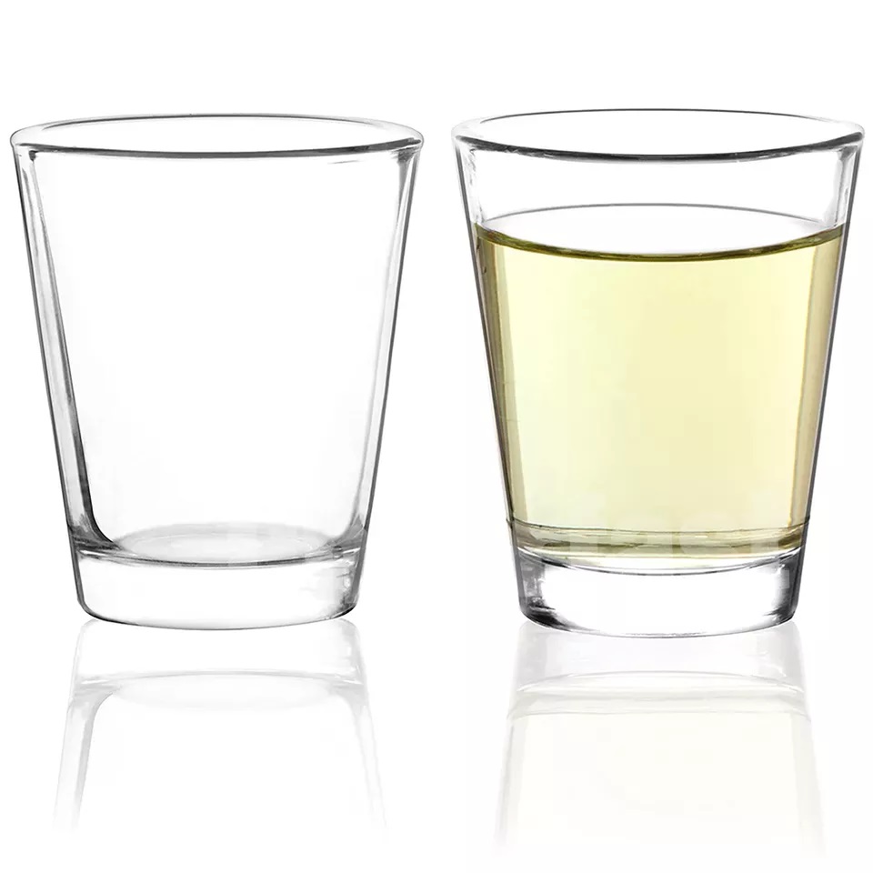 2oz Clear Heavy Shot Glass 2