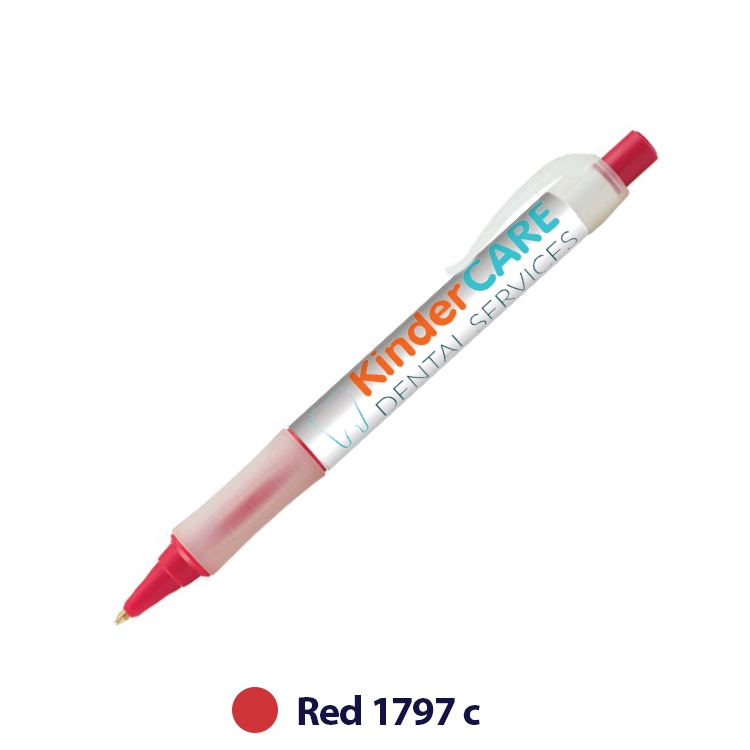 Graphic Brights Frost Plastic Pen (Full Color Imprint) 7
