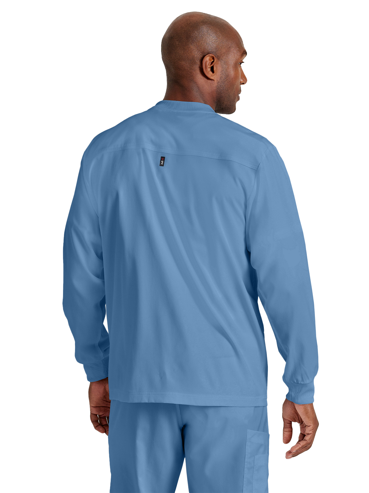 Grey's Anatomy Spandex Stretch - Men's Five-Pocket React Warm-Up Scrub Jacket 27