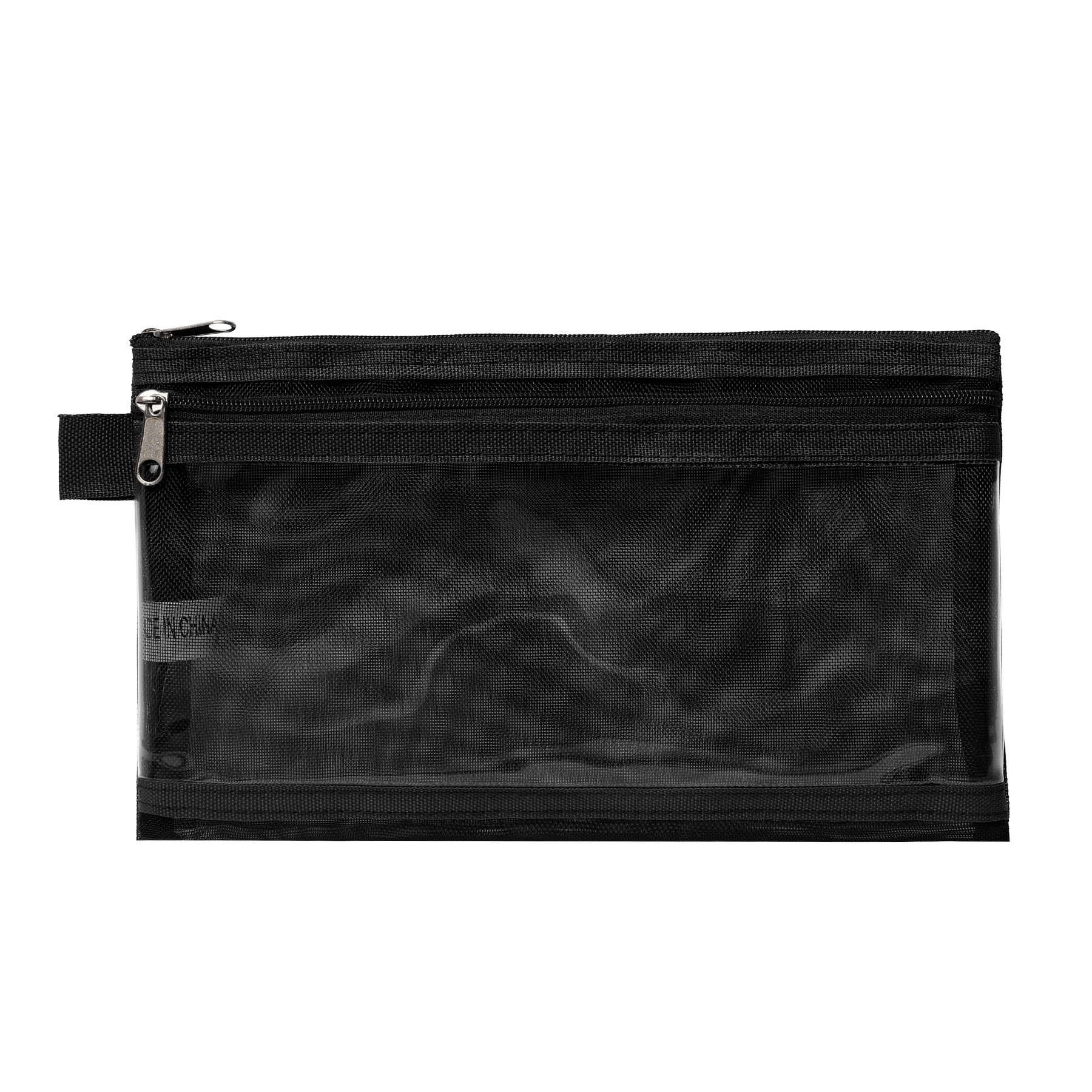 Twin Pocket Mesh Pencil Pouch 12