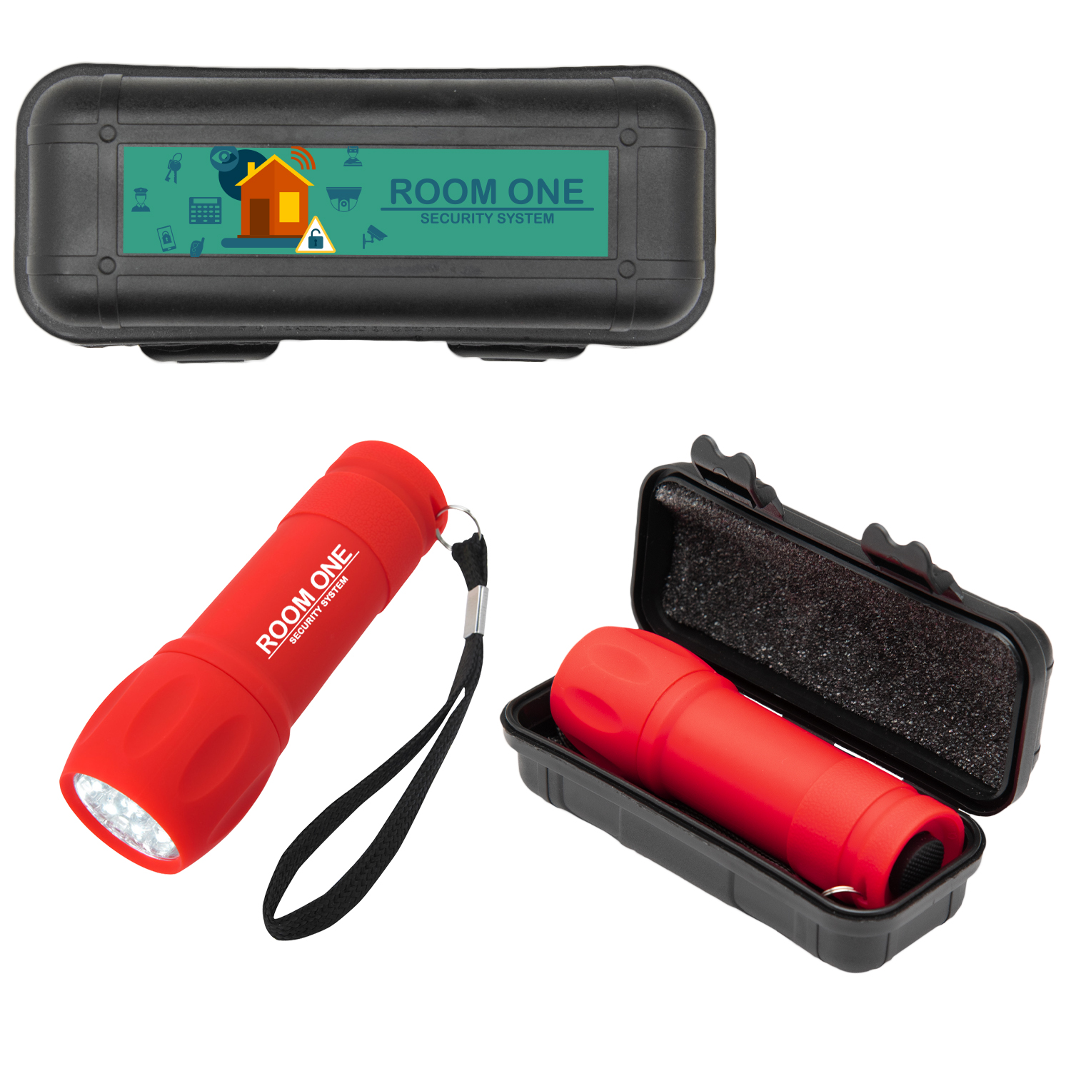 Stay Ready Hard Case Kit, custom flashlight with logo imprint 1