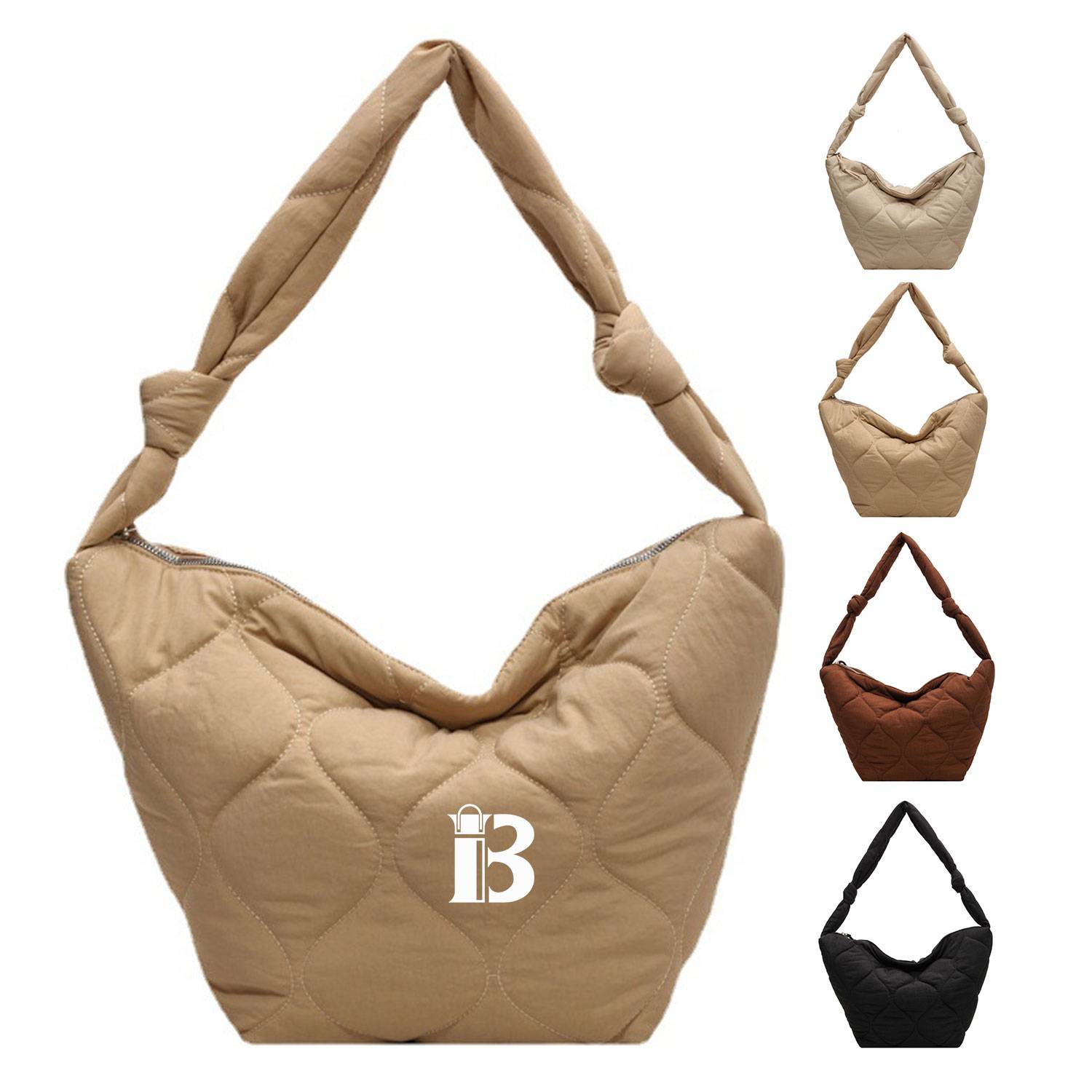 Stylish Embroidered Nylon Shoulder Bag 10