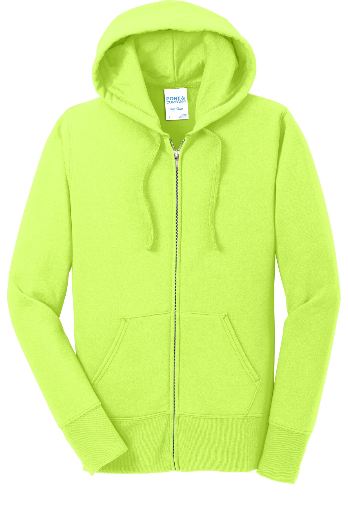 Port & Company® Women's Core Fleece Full-Zip Hooded Sweatshirt 30
