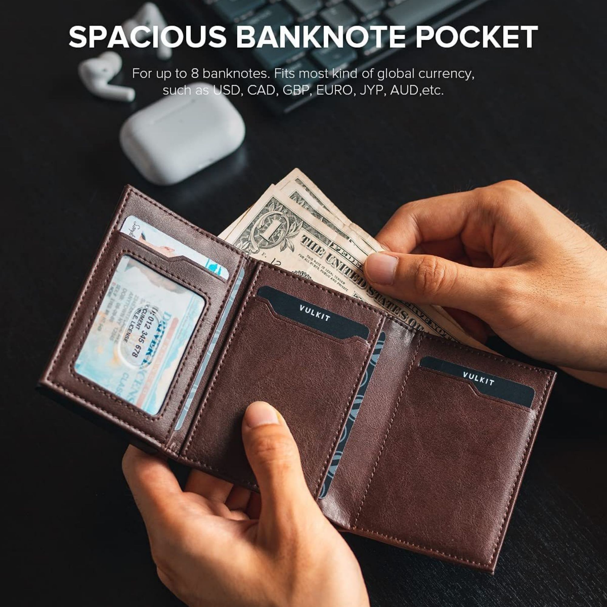 Card Holder Wallet With Coin Pocket 7