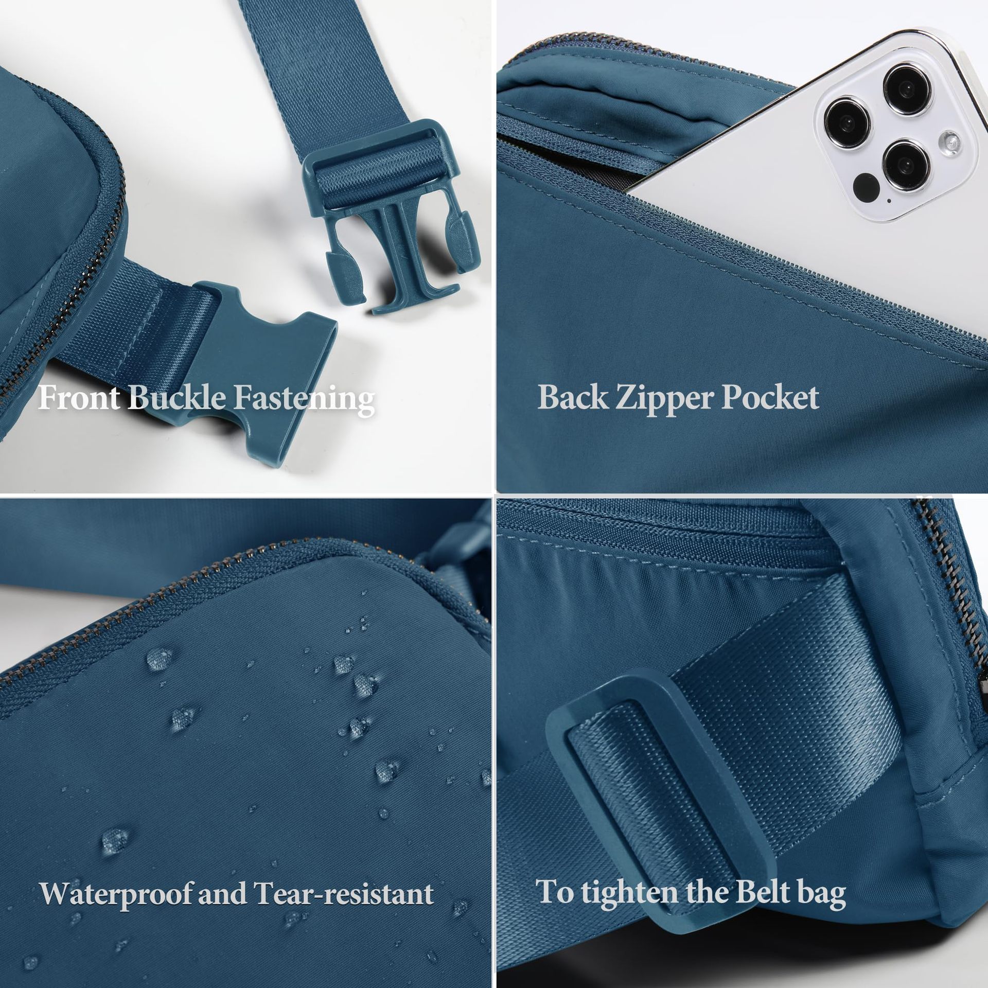 Multifunctional Nylon Waterproof Sports Waist Pack (1-Color Print) 3