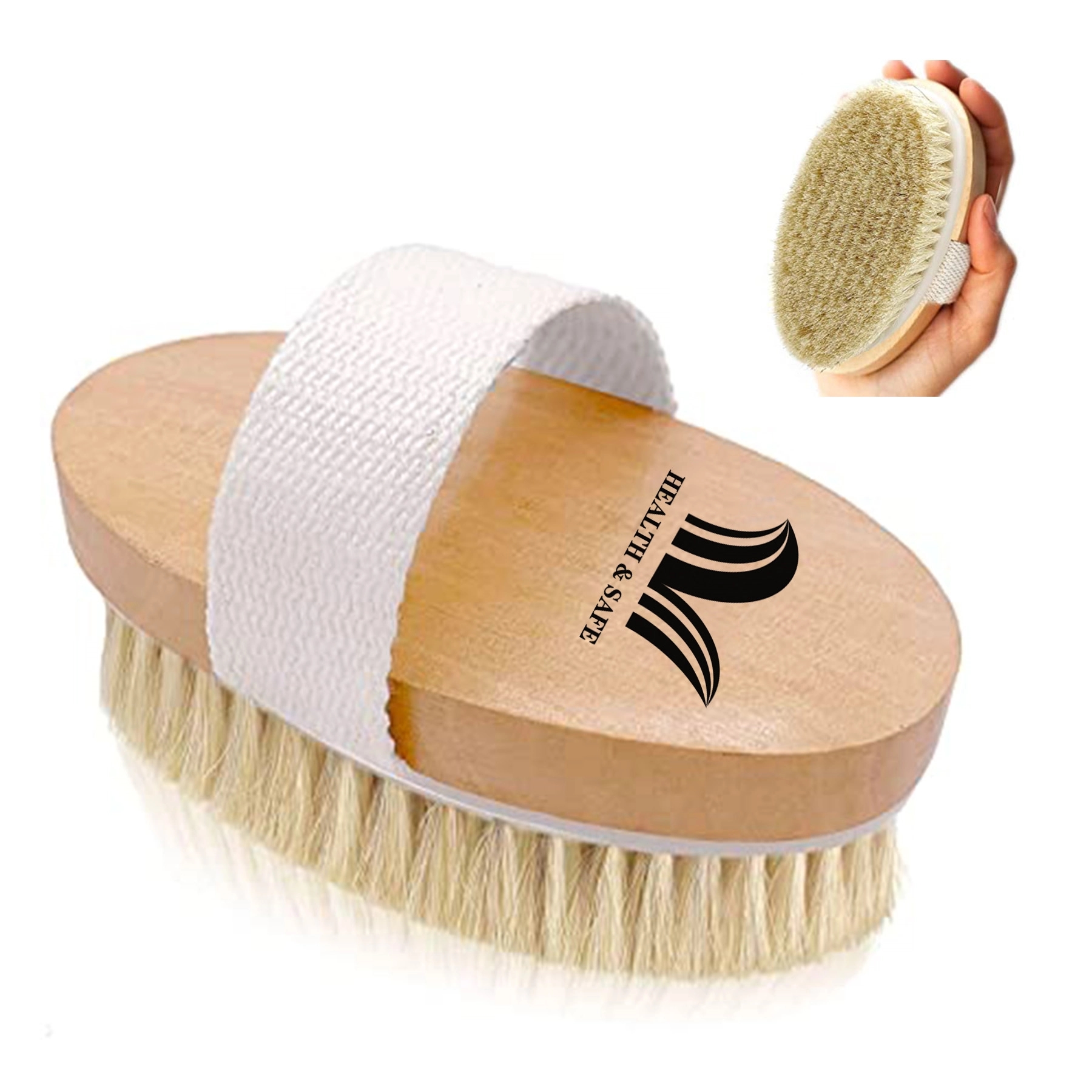 Wet and Dry Body Brush Exfoliator 1