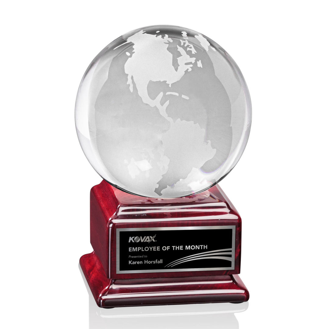 Globe Award on Radison Base 8