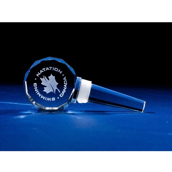 3D Crystal Circle Bottle Stopper 2