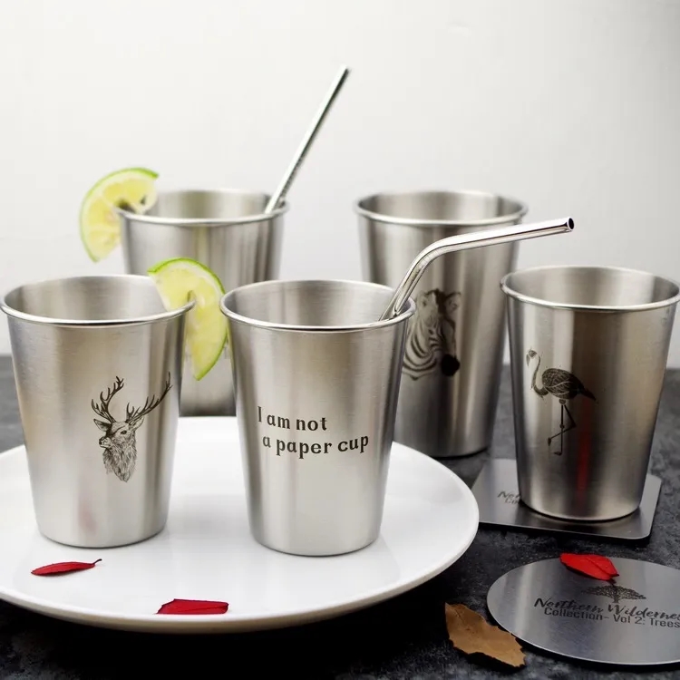 16oz Reusable Stainless Steel Tumbler 2