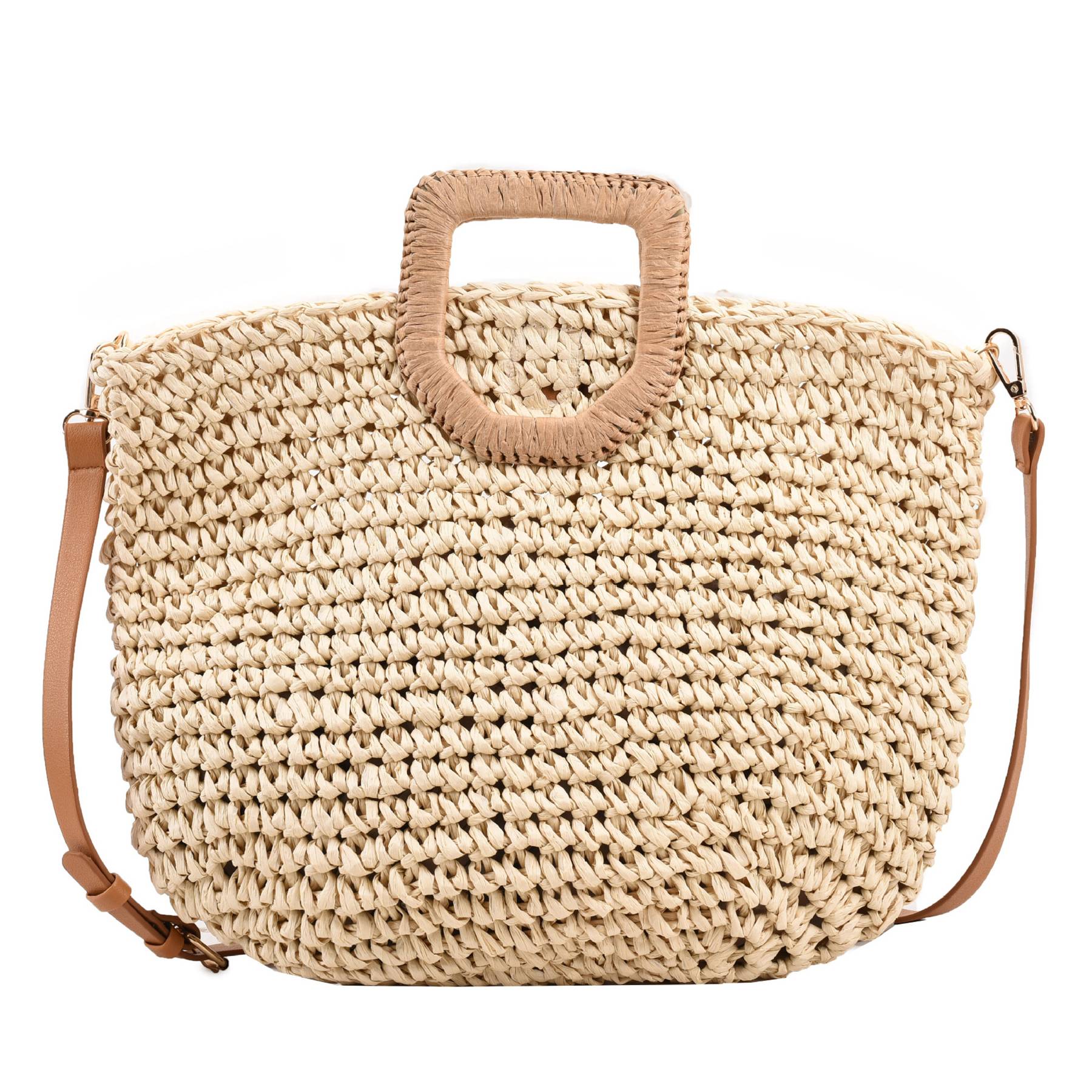 Jute Sleek minimalist woven cross-body bag 4