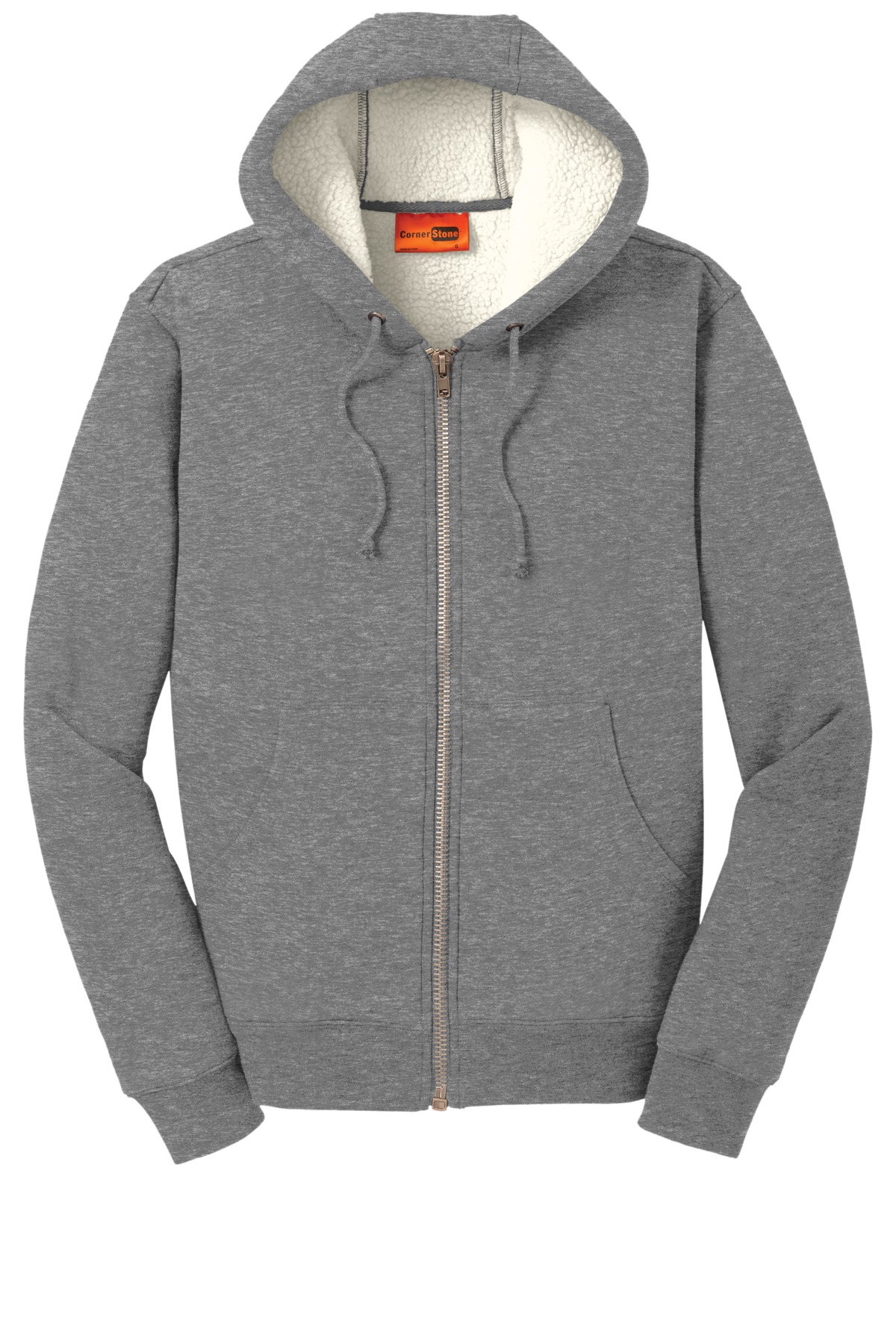 CornerStone Heavyweight Sherpa-Lined Hooded Fleece Jacket. CS625 8