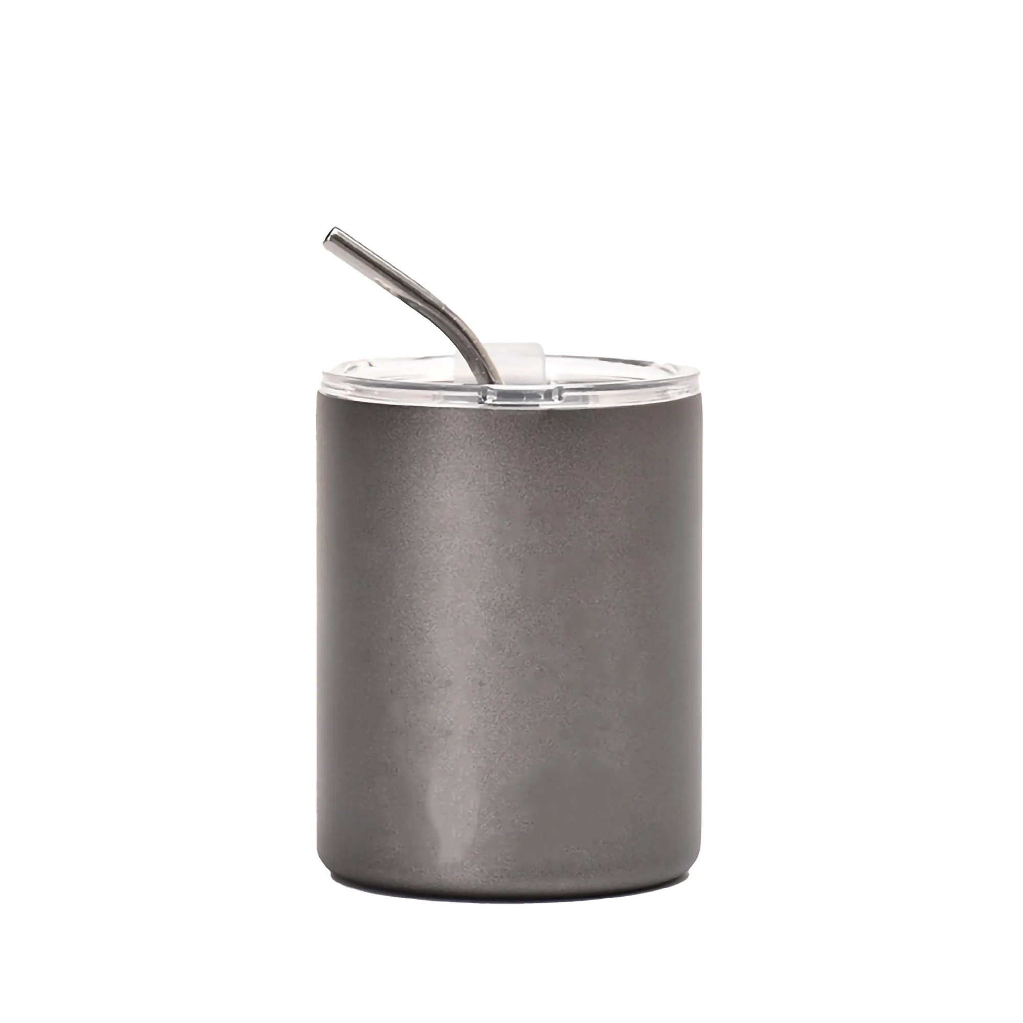 12oz  Stainless Steel Coffee Cup With Straw Lid MOQ100 4