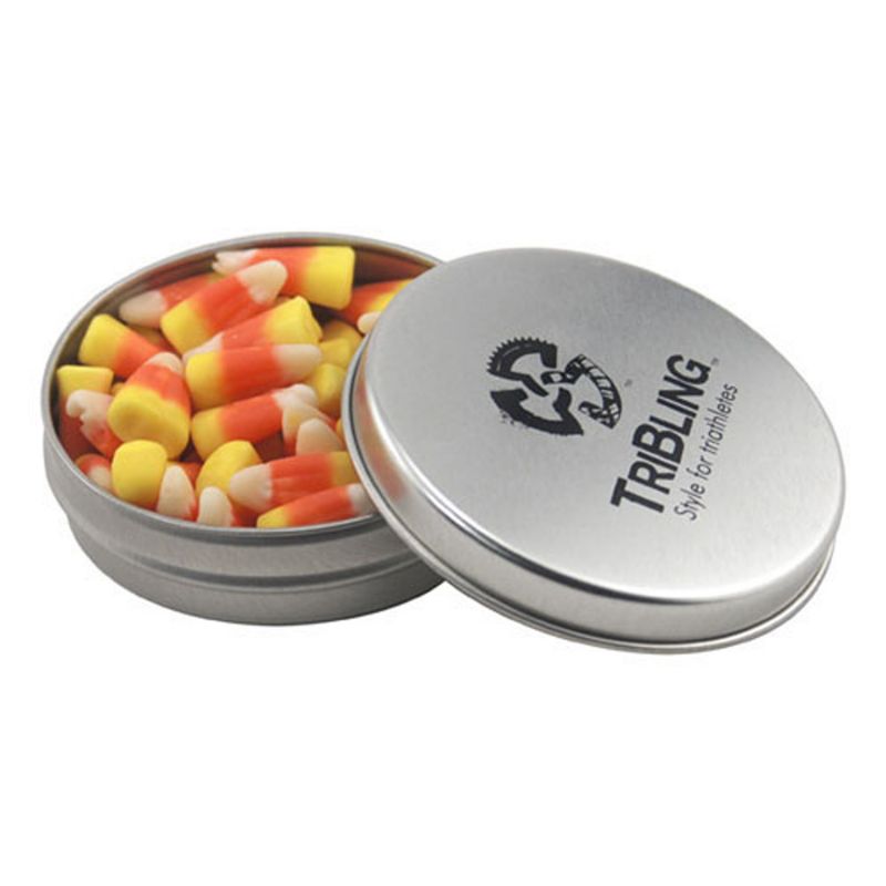 Round Tin with Candy Corn 1