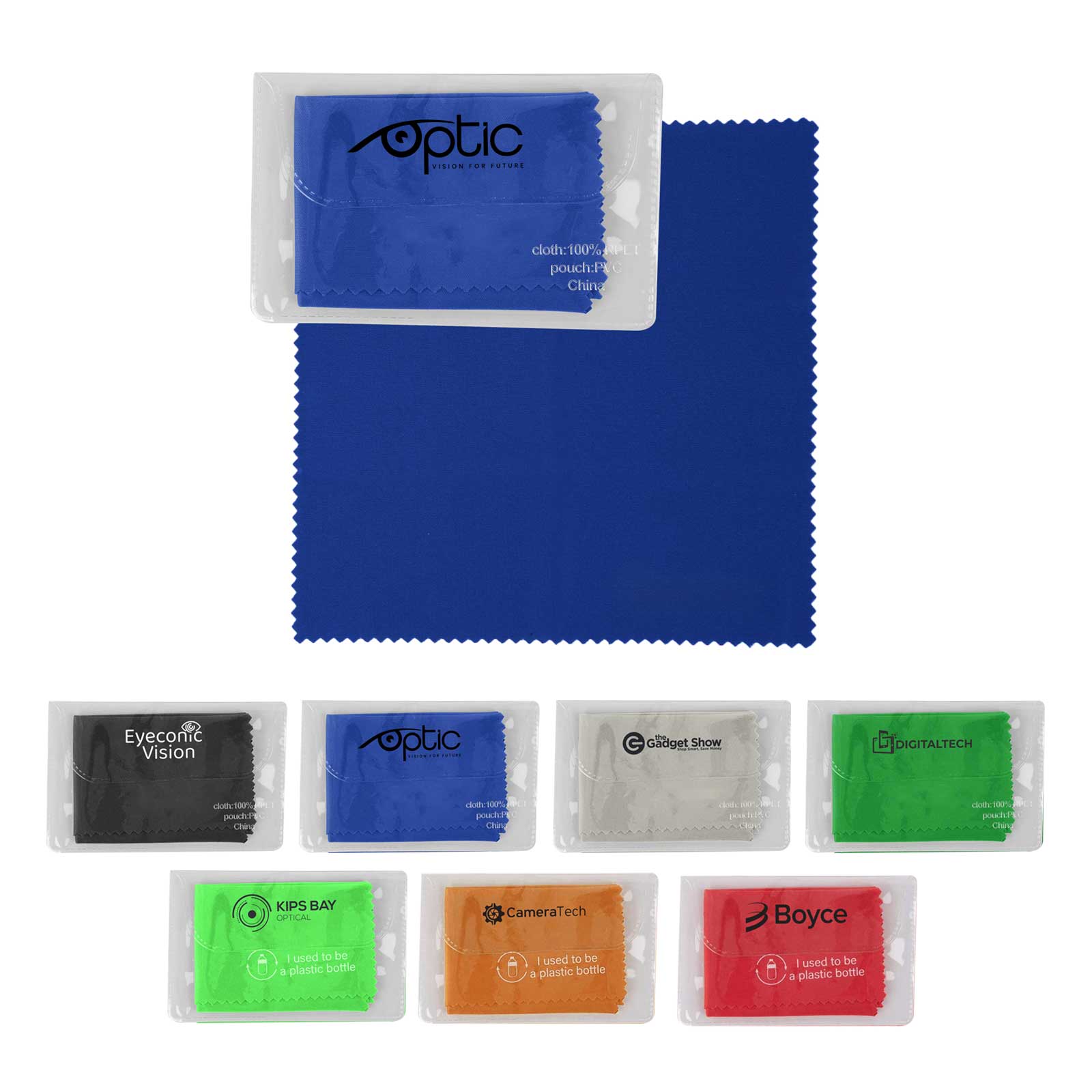 RPET Microfiber Cleaning Cloth In Case 30