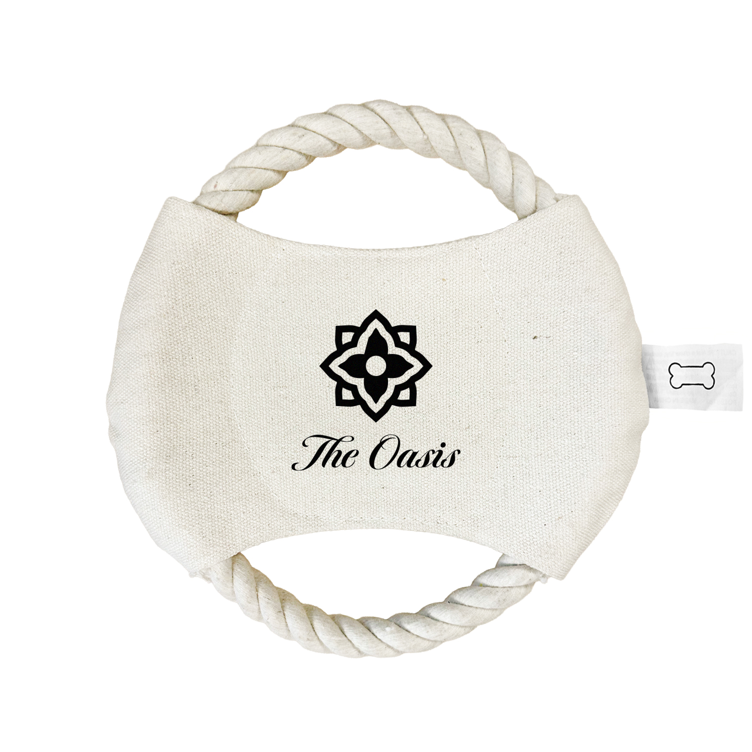 Canvas Rope Disc - 1 Color Imprint