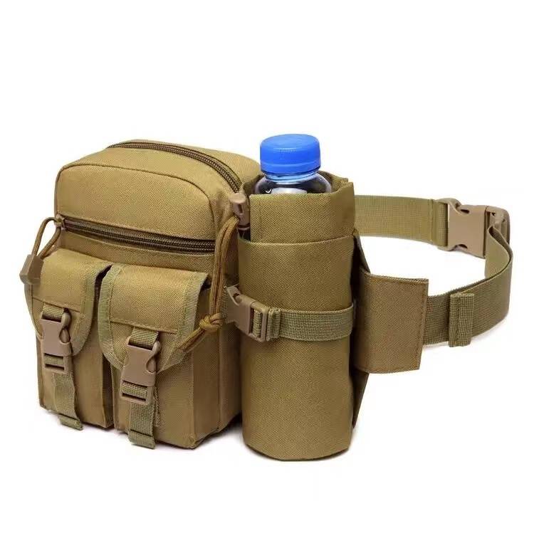 Outdoor Tactical Waist Slip Pack With Water Bottle Holder 9