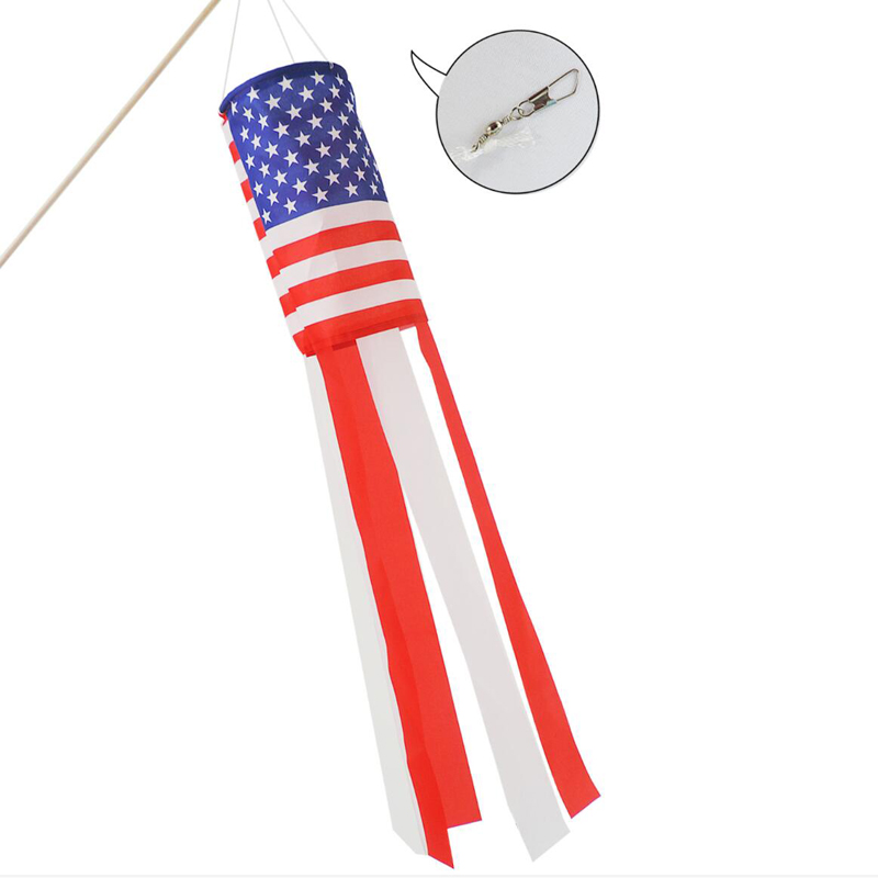 American Flag Windsock Printed Stars Wind Sock 4
