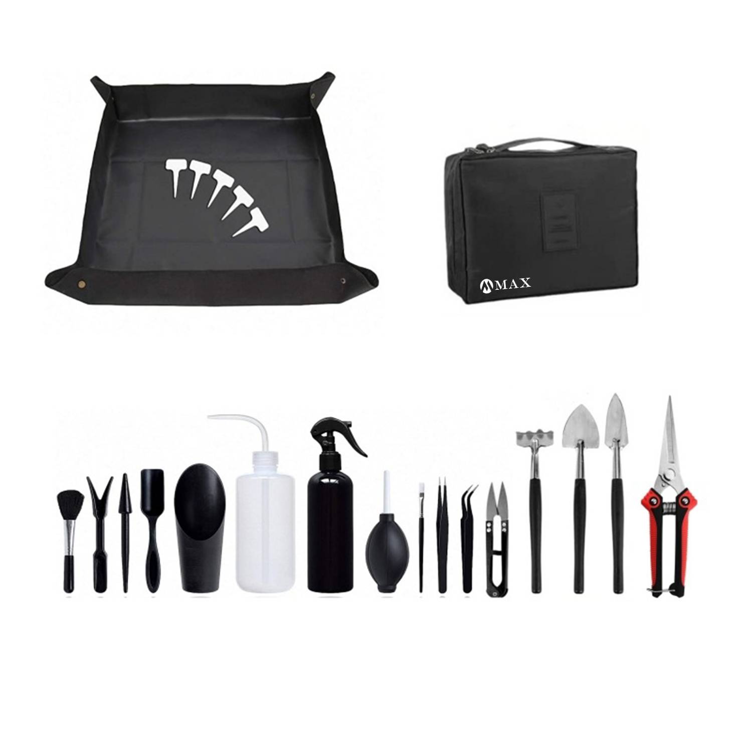 23PCS Plant Care Succulent Tools W/ Organizer Bag 5